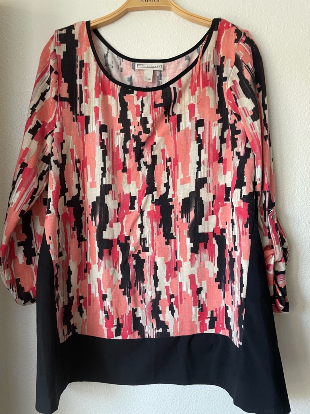 Dana Buchanan abstract tunic top